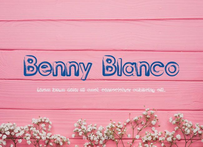 Benny Blanco example